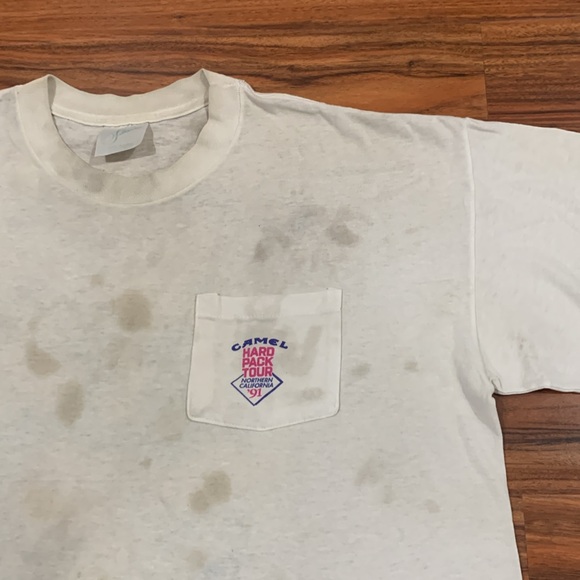 VINTAGE JOE CAMEL 1991 “THE HARD PACK” SINGLE STICH T-SHIRT - MENS SIZE XL - Picture 13 of 13